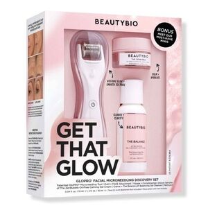 BeautyBio Glopro Facial Microneedling Discovery Set - Pink